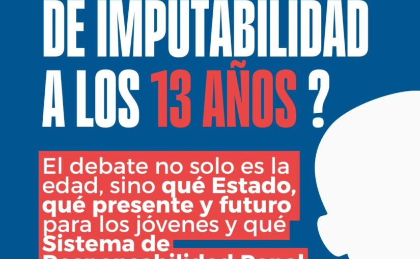 ¿Bajar la edad de imputabilidad?